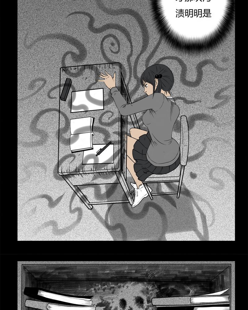 【西陵学院灵异短篇集】漫画-（第1章：书桌(一)）章节漫画下拉式图片-11.jpg