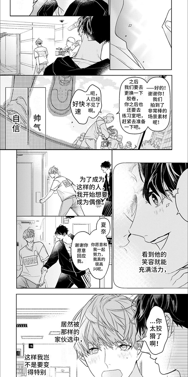 《你的名字是偶像》漫画最新章节第2章：邀请免费下拉式在线观看章节第【2】张图片