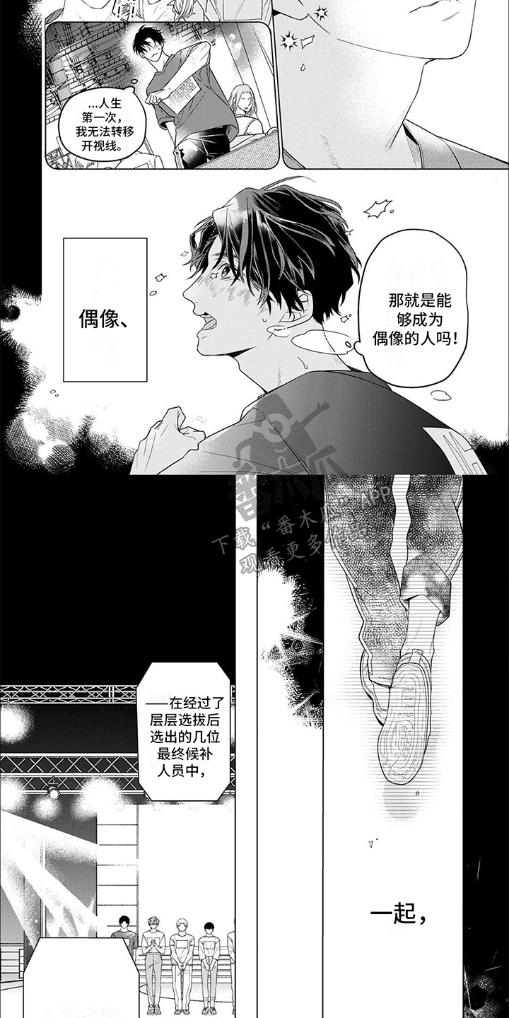 《你的名字是偶像》漫画最新章节第6章：预备演练免费下拉式在线观看章节第【2】张图片