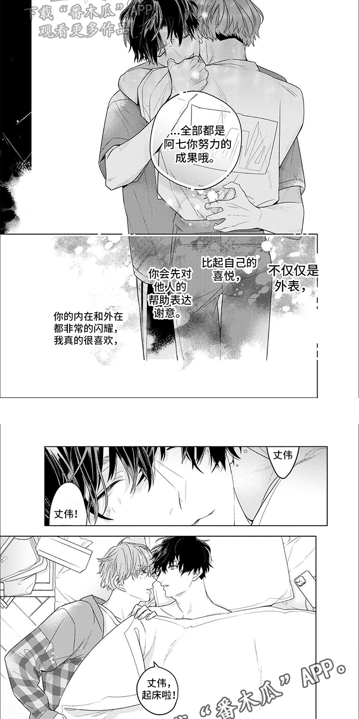 《你的名字是偶像》漫画最新章节第7章：努力的成果免费下拉式在线观看章节第【4】张图片