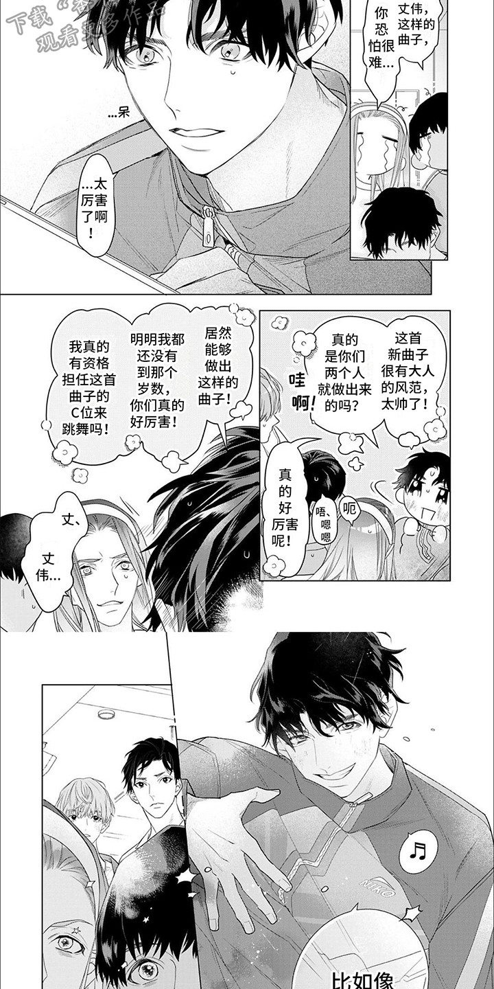 《你的名字是偶像》漫画最新章节第19章：练习免费下拉式在线观看章节第【3】张图片