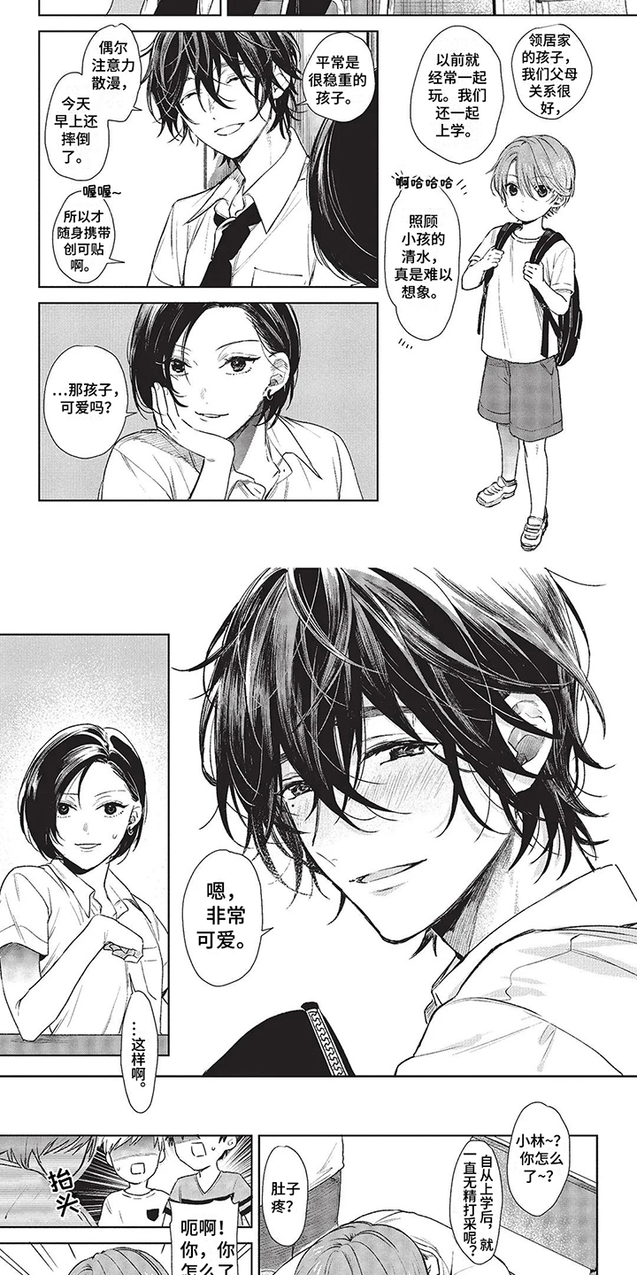 【温馨的兄弟俩】漫画-（第3章：可爱的男孩）章节漫画下拉式图片-第2张图片
