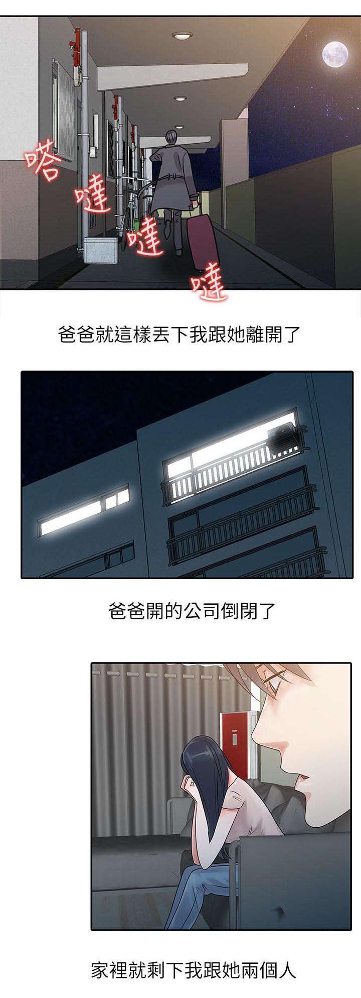 《和后妈一起的日子》漫画最新章节第2章出国免费下拉式在线观看章节第【1】张图片