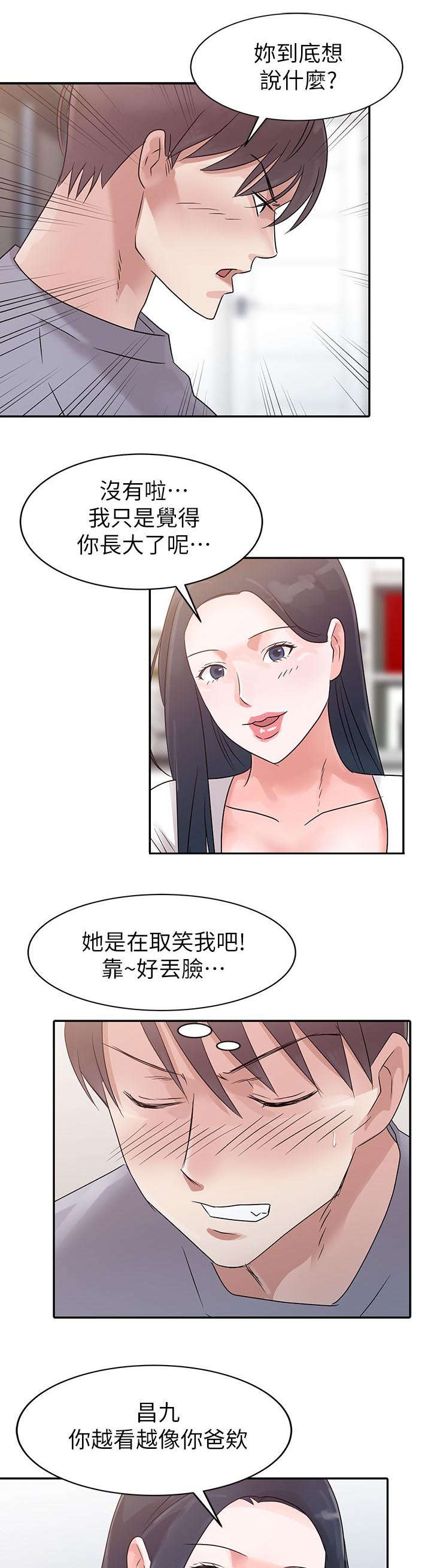 《和后妈一起的日子》漫画最新章节第2章出国免费下拉式在线观看章节第【6】张图片