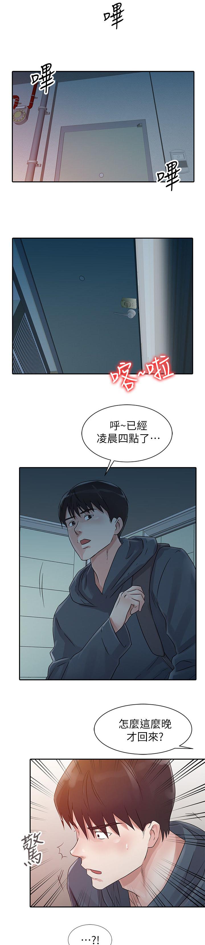 《和后妈一起的日子》漫画最新章节第9章晚归免费下拉式在线观看章节第【8】张图片