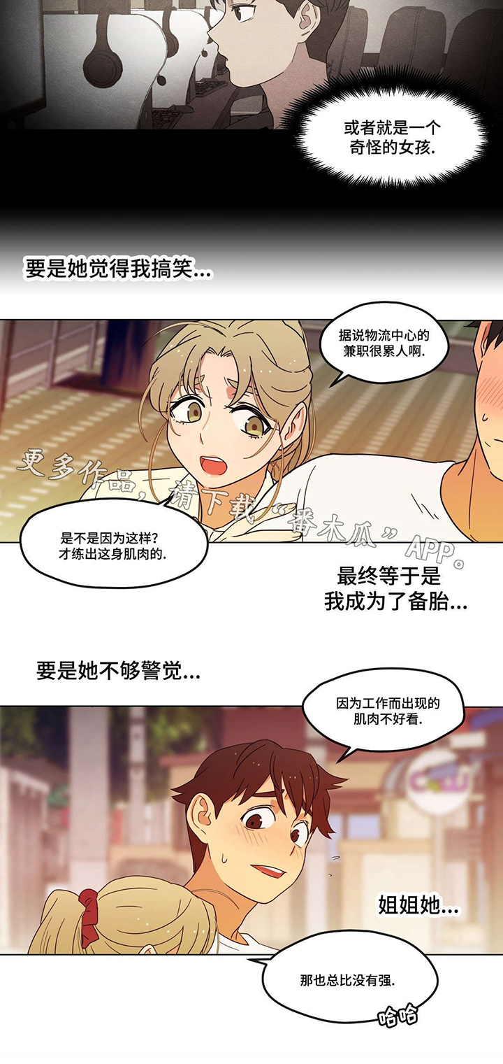 《难以捉摸》漫画最新章节第7章他又是谁啊免费下拉式在线观看章节第【3】张图片