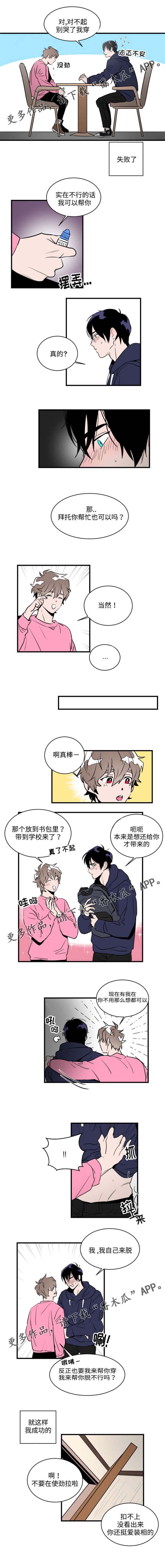 《穿着》漫画最新章节第10章朋友免费下拉式在线观看章节第【3】张图片