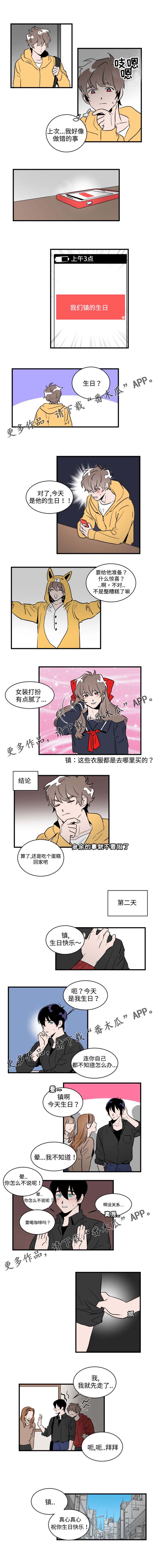 《穿着》漫画最新章节第28章生日免费下拉式在线观看章节第【2】张图片