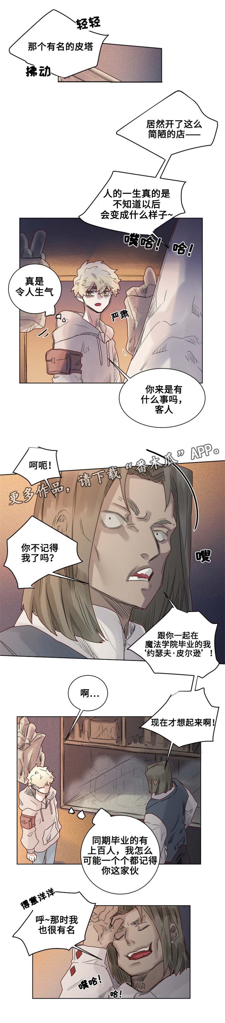 《魔法师皮塔》漫画最新章节第12章奇怪的客人免费下拉式在线观看章节第【10】张图片