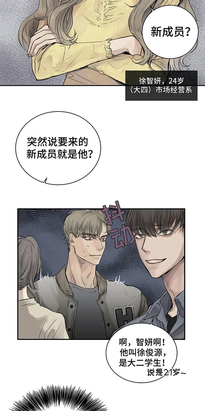 《毒蛇缠咬》漫画最新章节第2章加入社团免费下拉式在线观看章节第【3】张图片