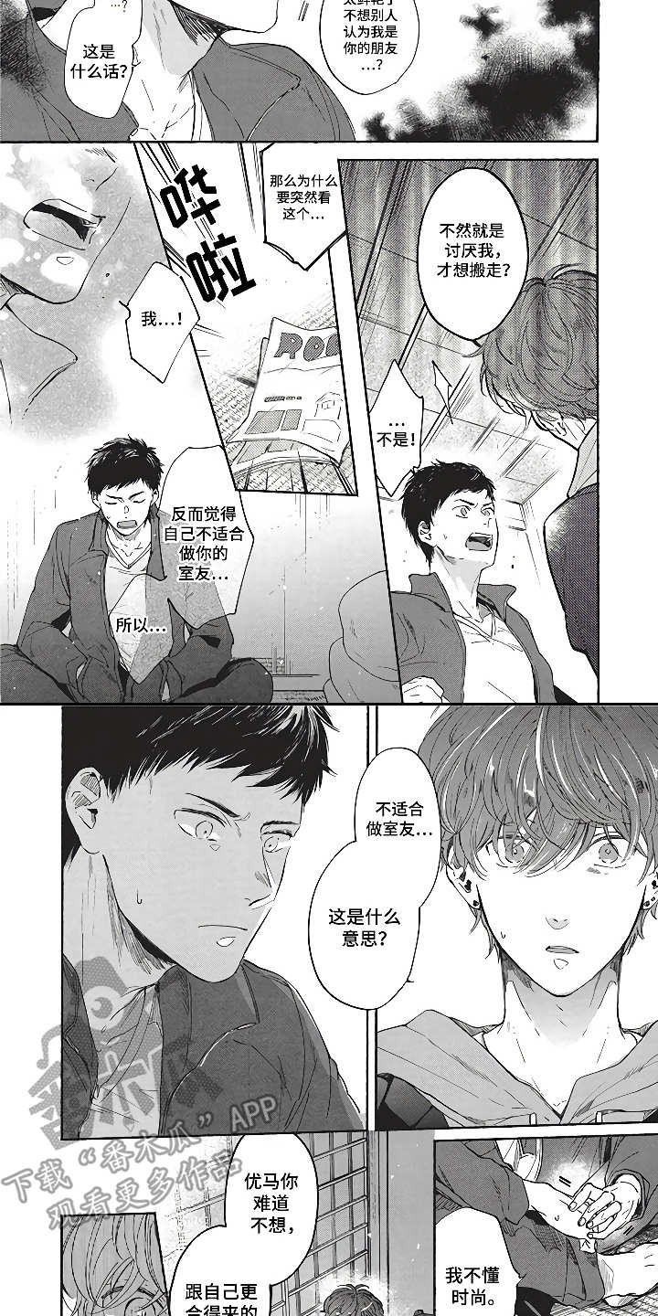 《燃烧青春》漫画最新章节第8章模特友人免费下拉式在线观看章节第【6】张图片