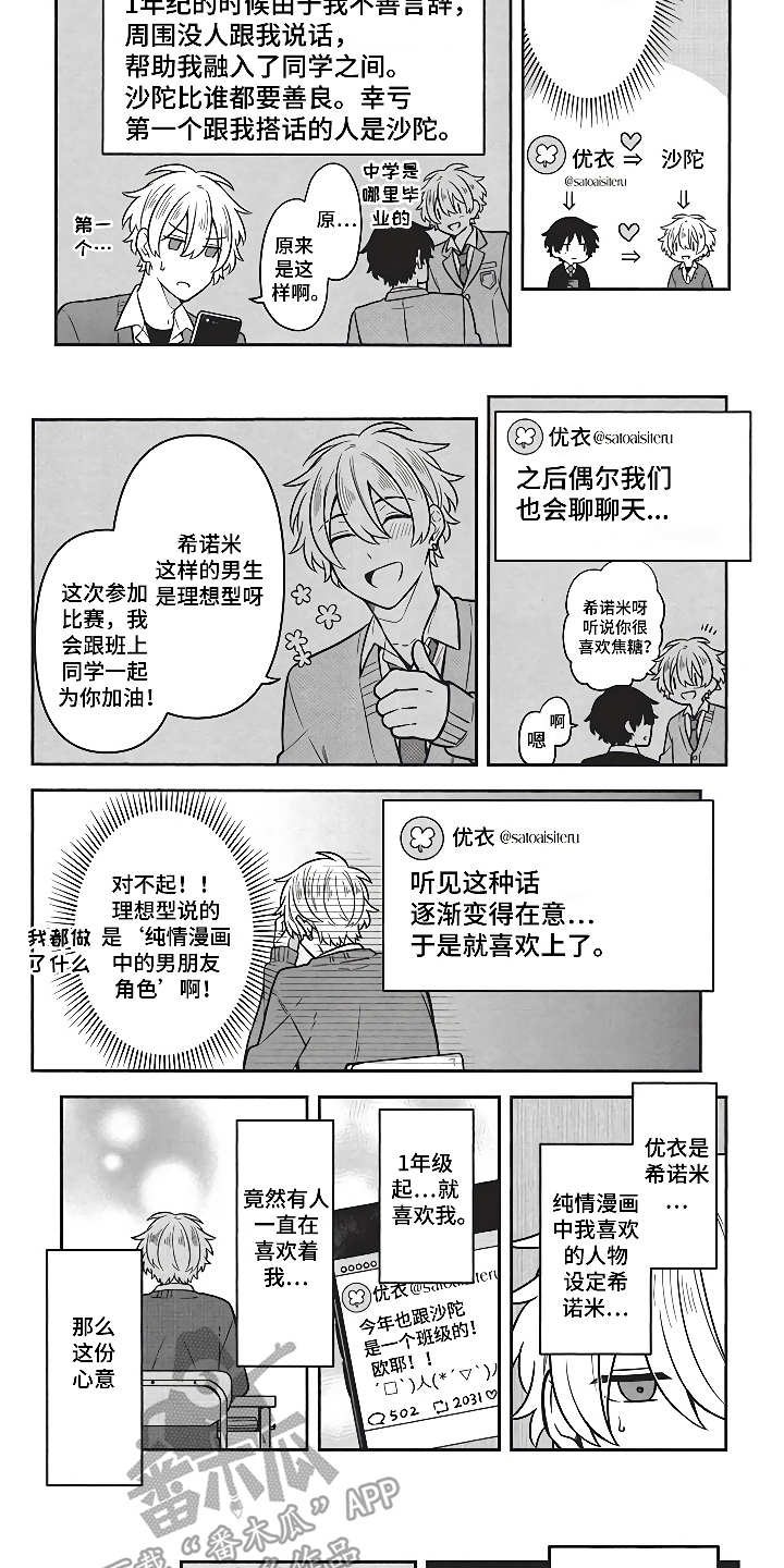 《燃烧青春》漫画最新章节第5章社交动态免费下拉式在线观看章节第【6】张图片