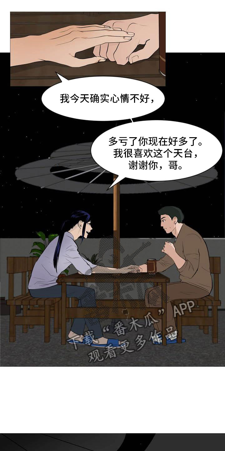 《男士之家》漫画最新章节第27章天台谈心免费下拉式在线观看章节第【3】张图片