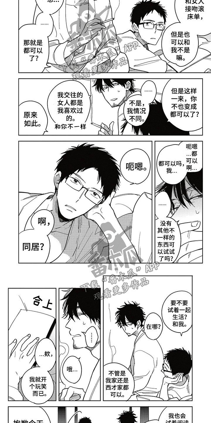 《呀这是漫画陷阱》漫画最新章节第12章一起住吧？免费下拉式在线观看章节第【4】张图片