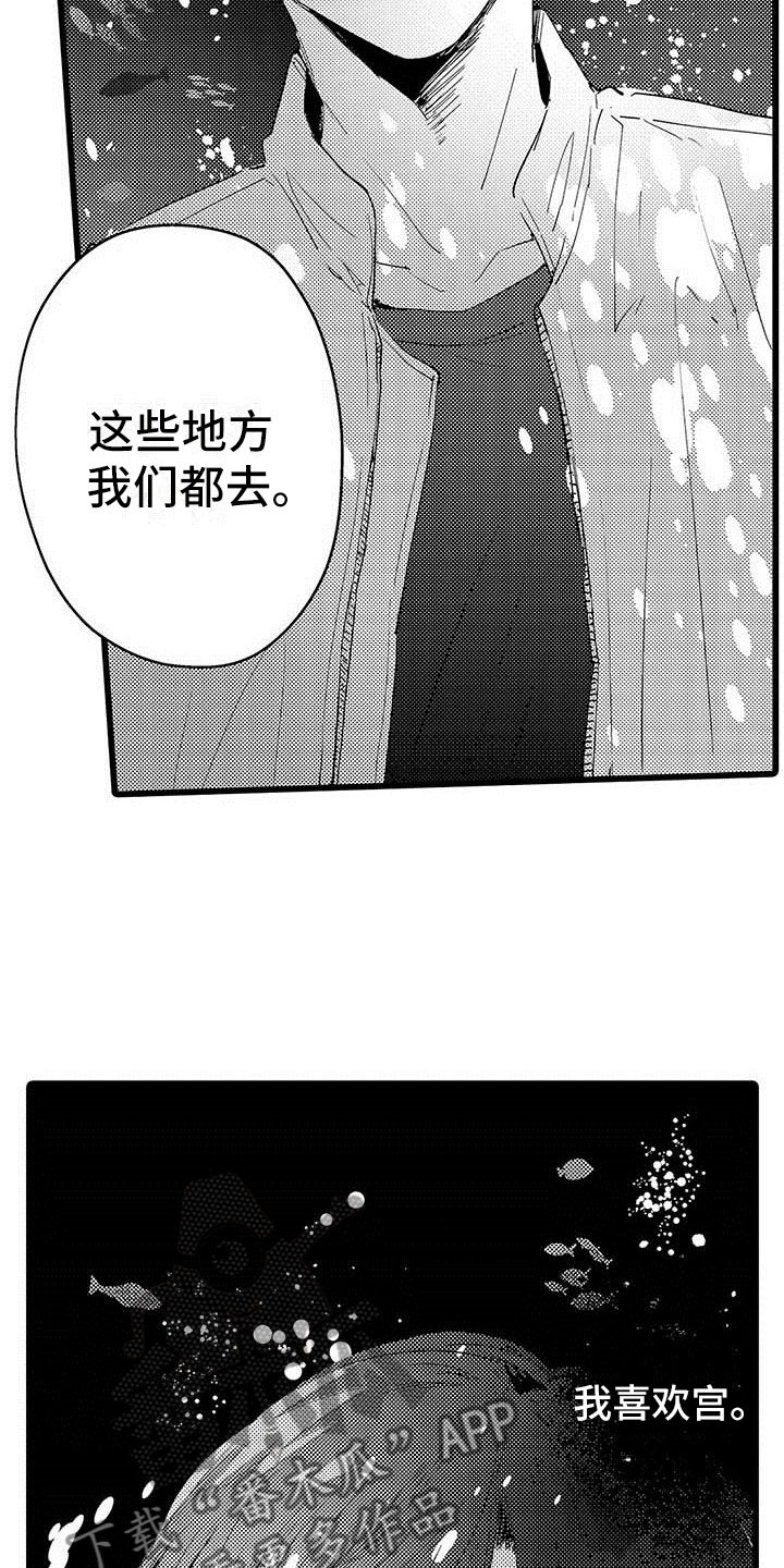 《演技派》漫画最新章节第9章水族馆免费下拉式在线观看章节第【12】张图片