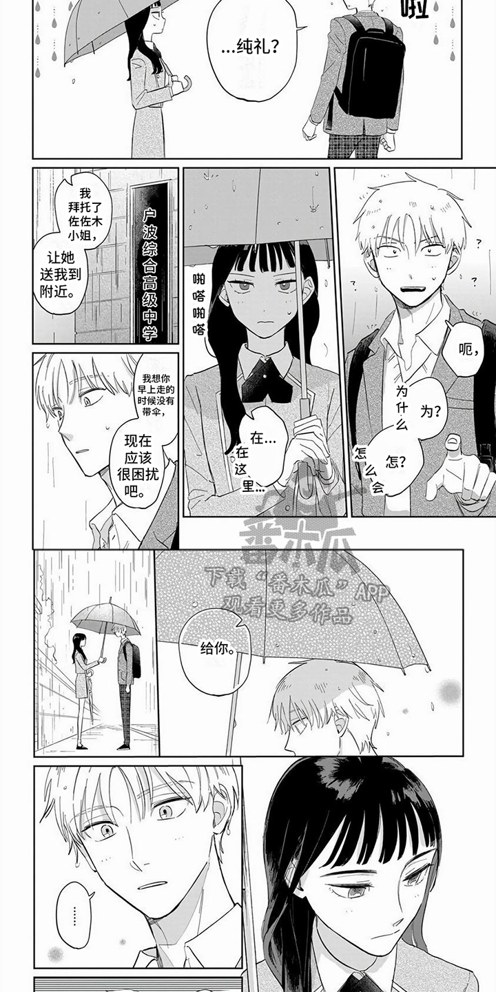 【天降赘婿】漫画-（第11章：送伞）章节漫画下拉式图片-第4张图片